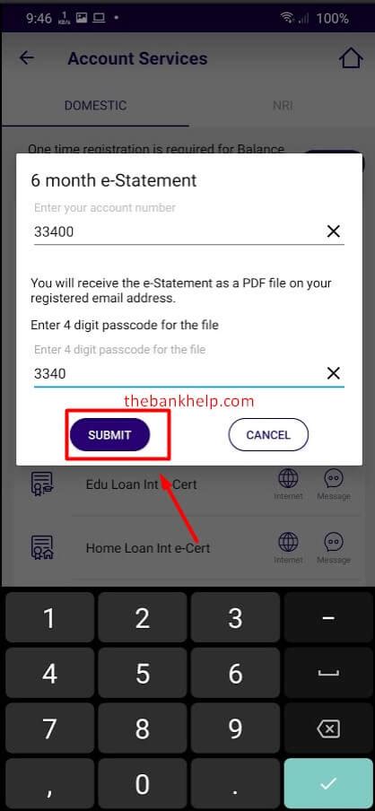 what is passcode in sbi quick
